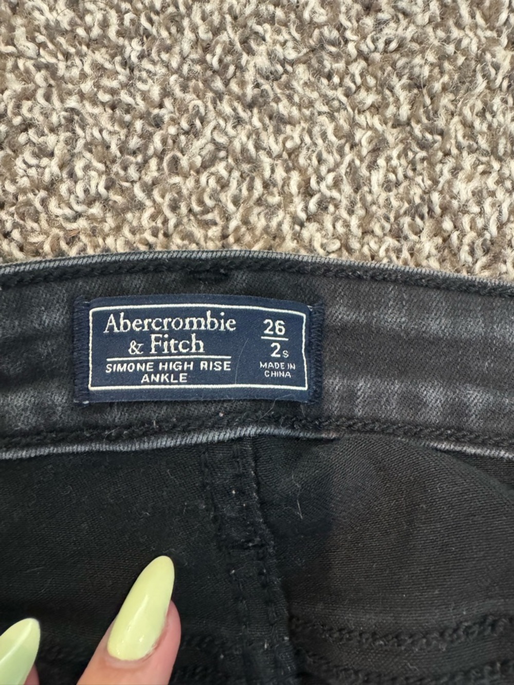 Abercrombie & Fitch Black Skinny Jeans - Picture 3 of 3